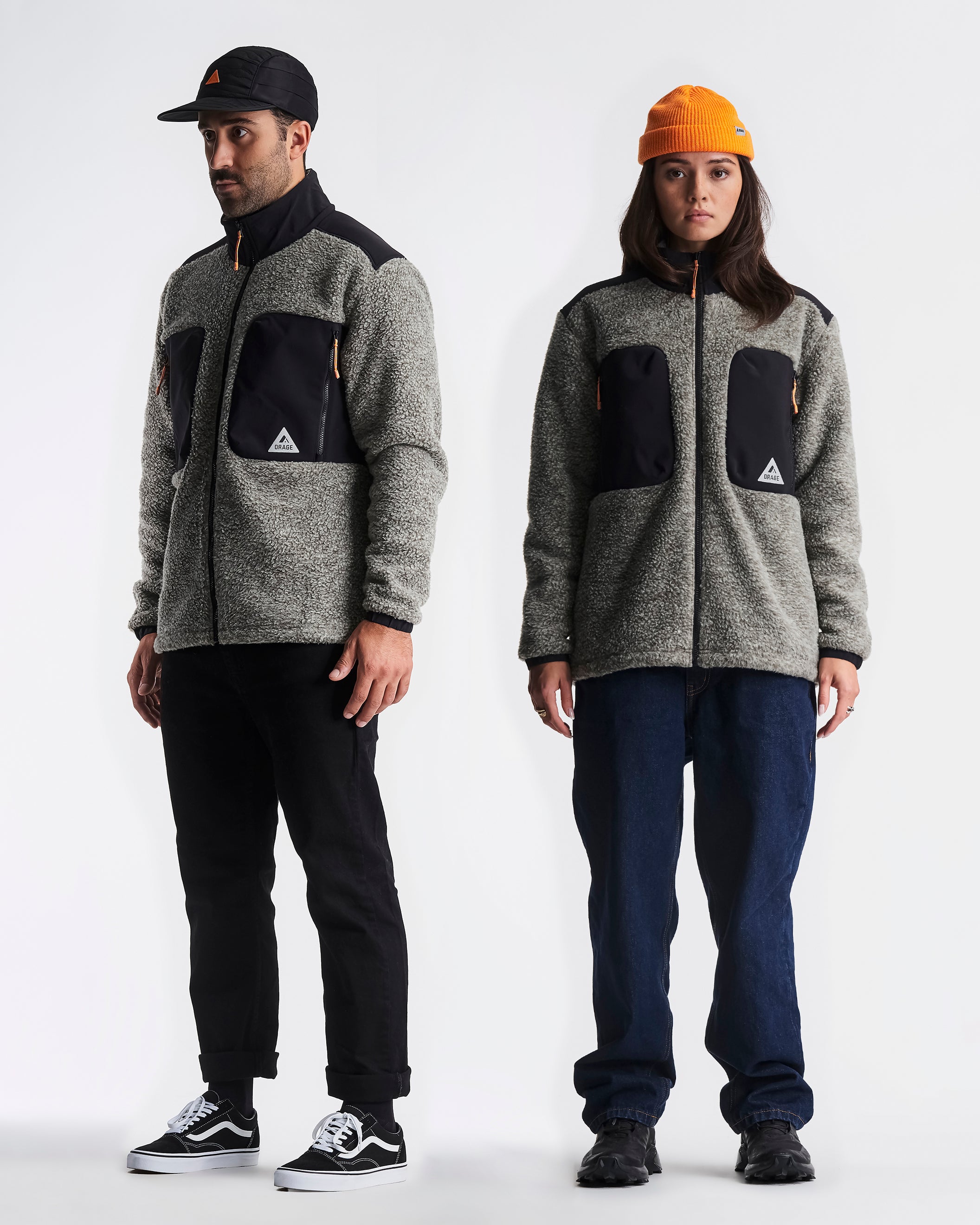 Veste polaire Grizzly Pile unisex